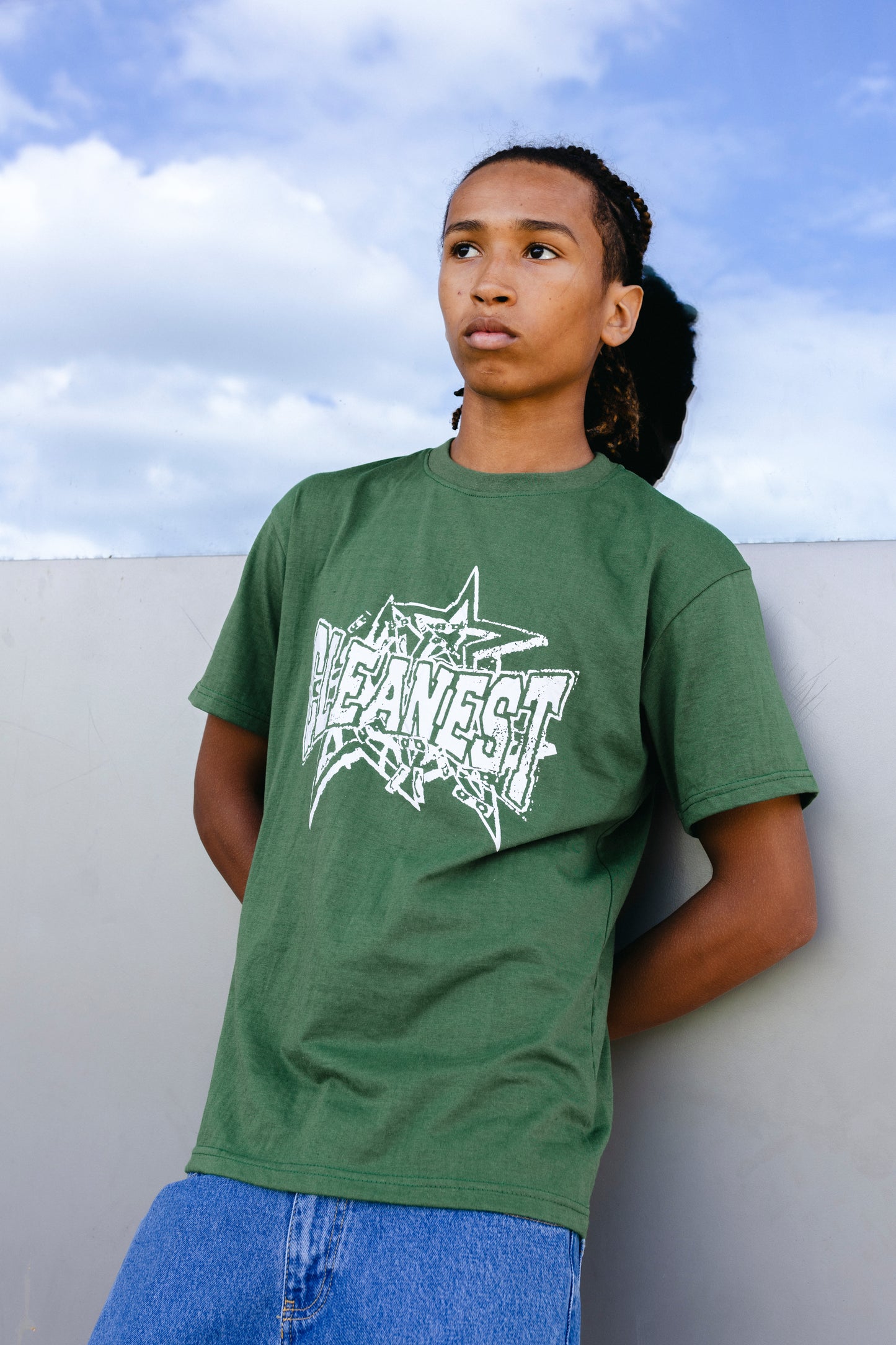 KEEP IT CLEAN - CLEANEST TEE - BOTTLE GREEN