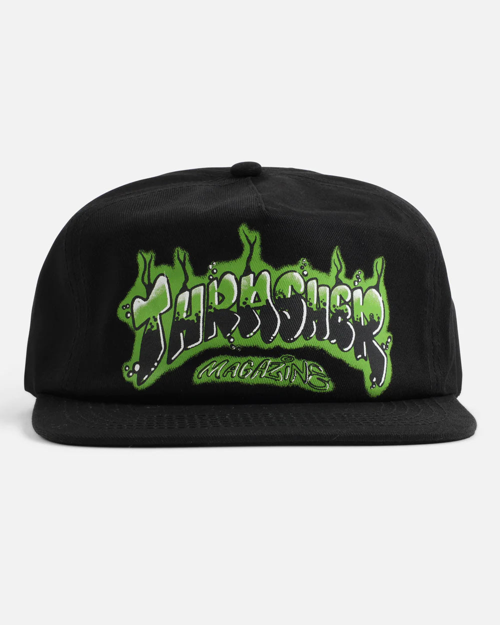 THRASHER - AIRBRUSH SNAPBACK - BLACK