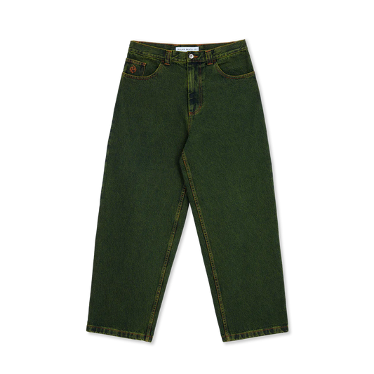 POLAR - BIG BOY JEANS - CHARTREUSE/BLUE