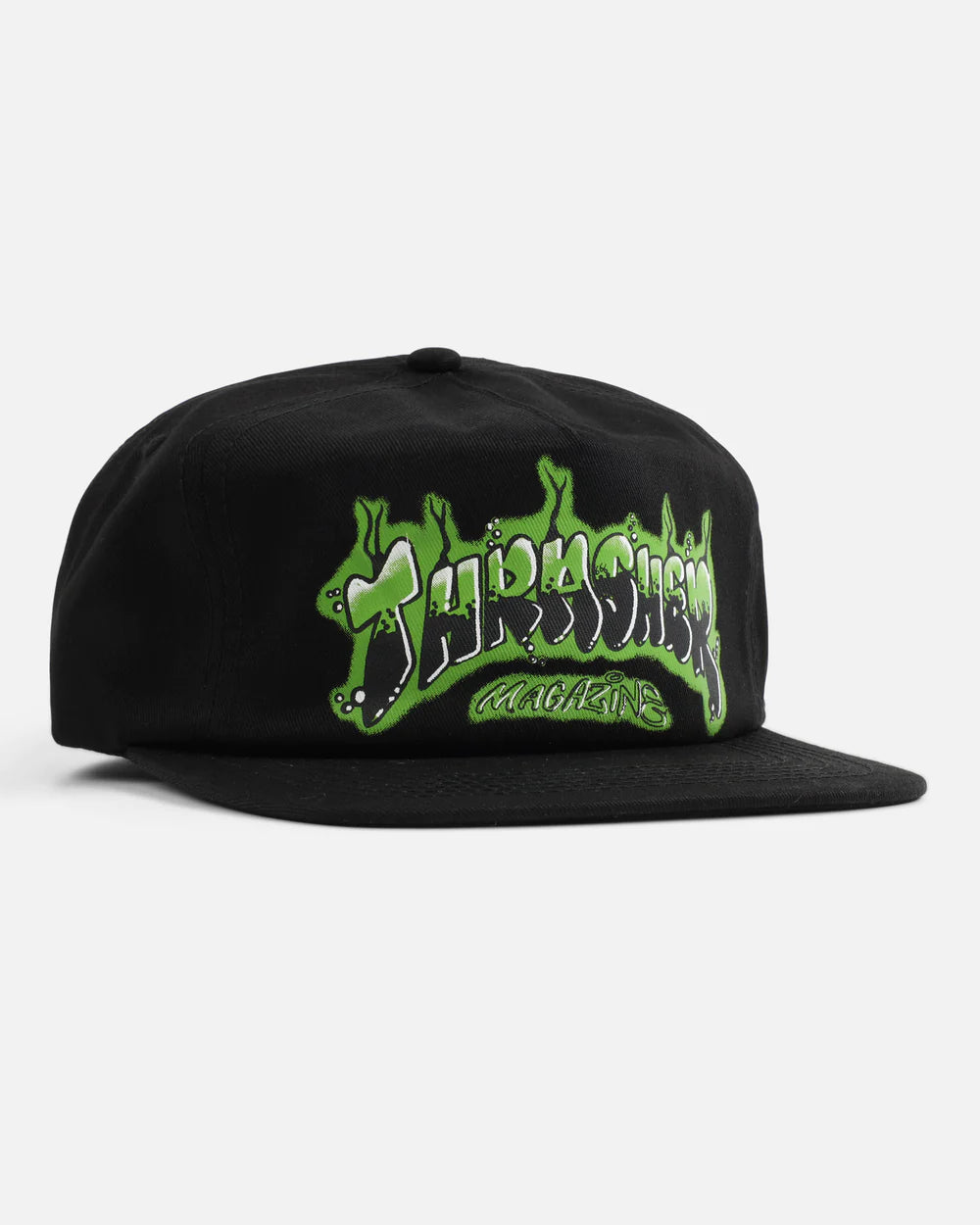 THRASHER - AIRBRUSH SNAPBACK - BLACK