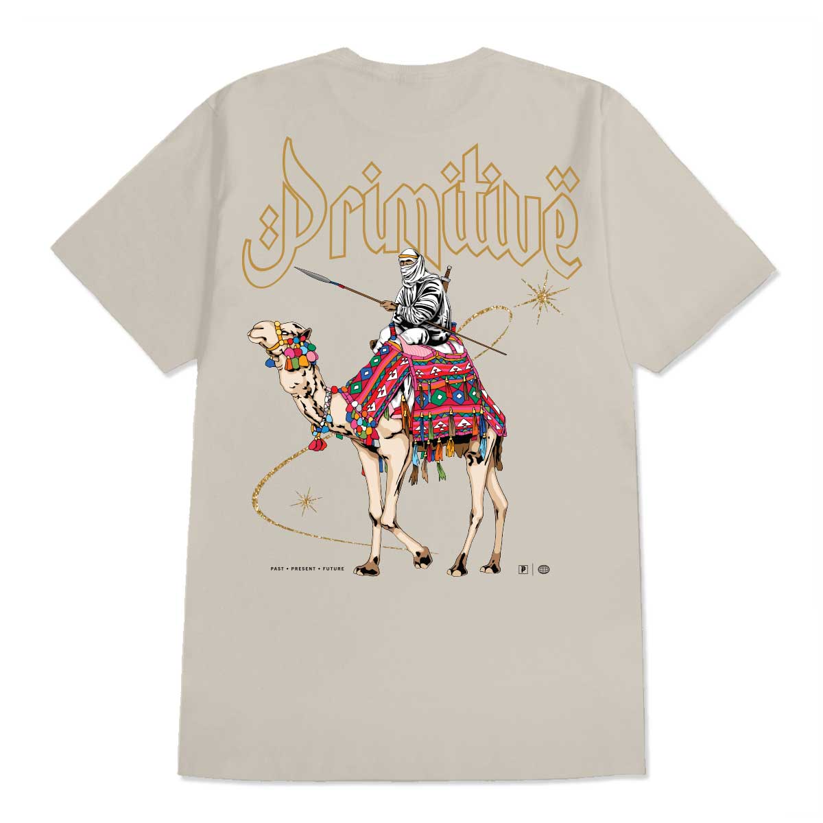 PRIMITIVE - JOURNEY TEE - CREAM