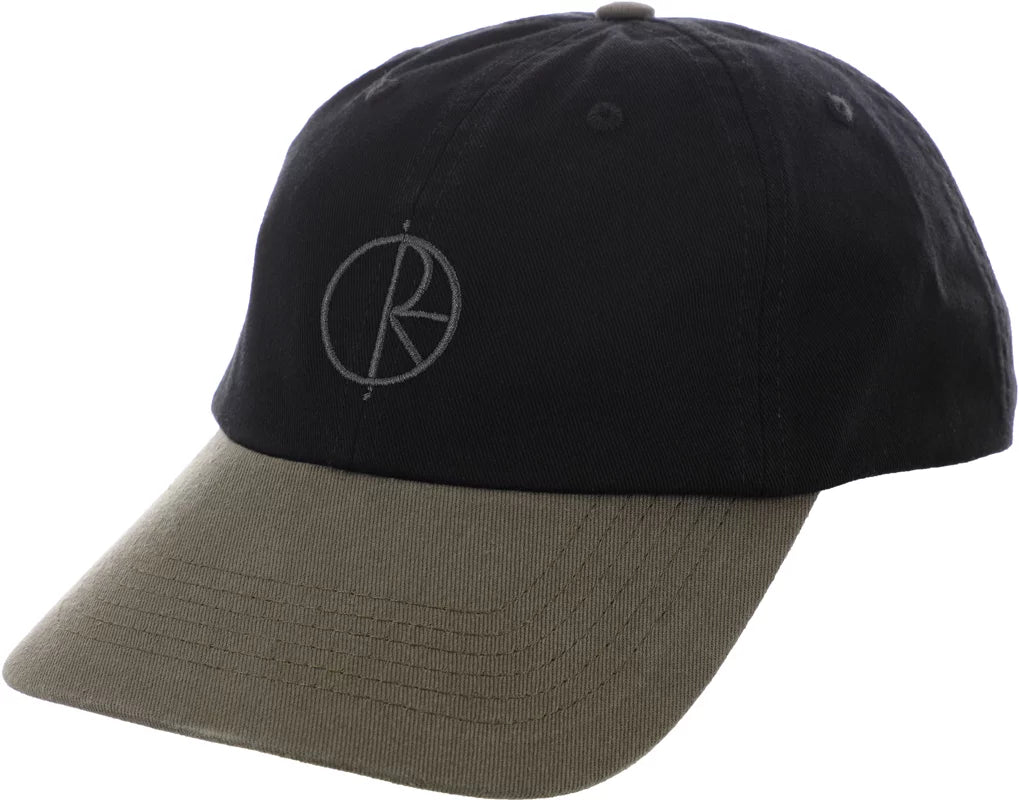 POLAR - DUO STROKE LOGO CAP - BLACK/ARMY