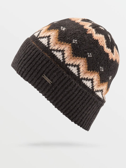 VOLCOM - NOT FAIRISLE BEANIE - VINTAGE BLACK