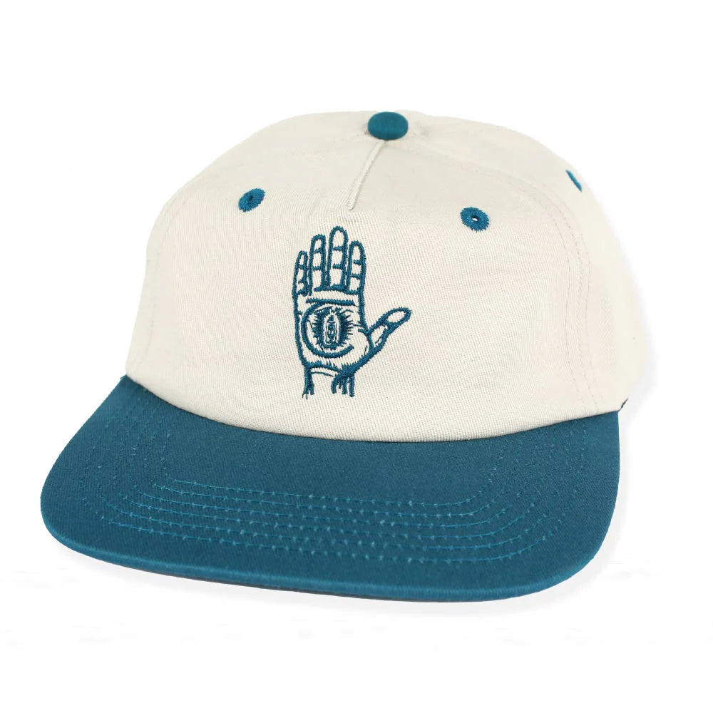 THEORIES OF ATLANTIS - HAND OF THEORIES SNAPBACK - PEARL/BLUE JAY