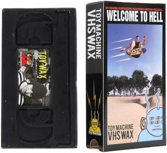 TOY MACHINE - VHS WAX WELCOME TO HELL - BLACK