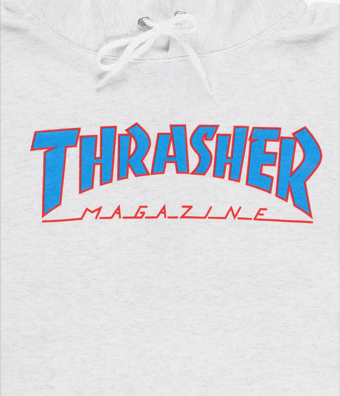 THRASHER - SWEAT OUTLINED HOOD - ASH GREY