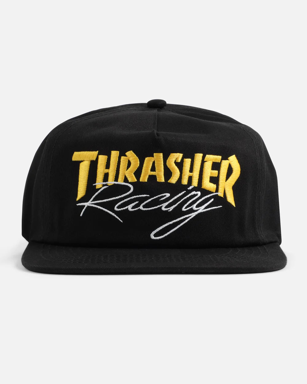 THRASHER - RACING SNAPBACK - BLACK