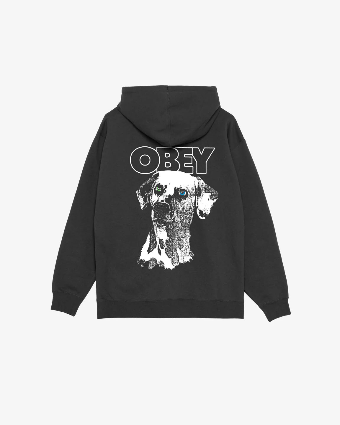 OBEY - DALMATION HOOD - BLACK