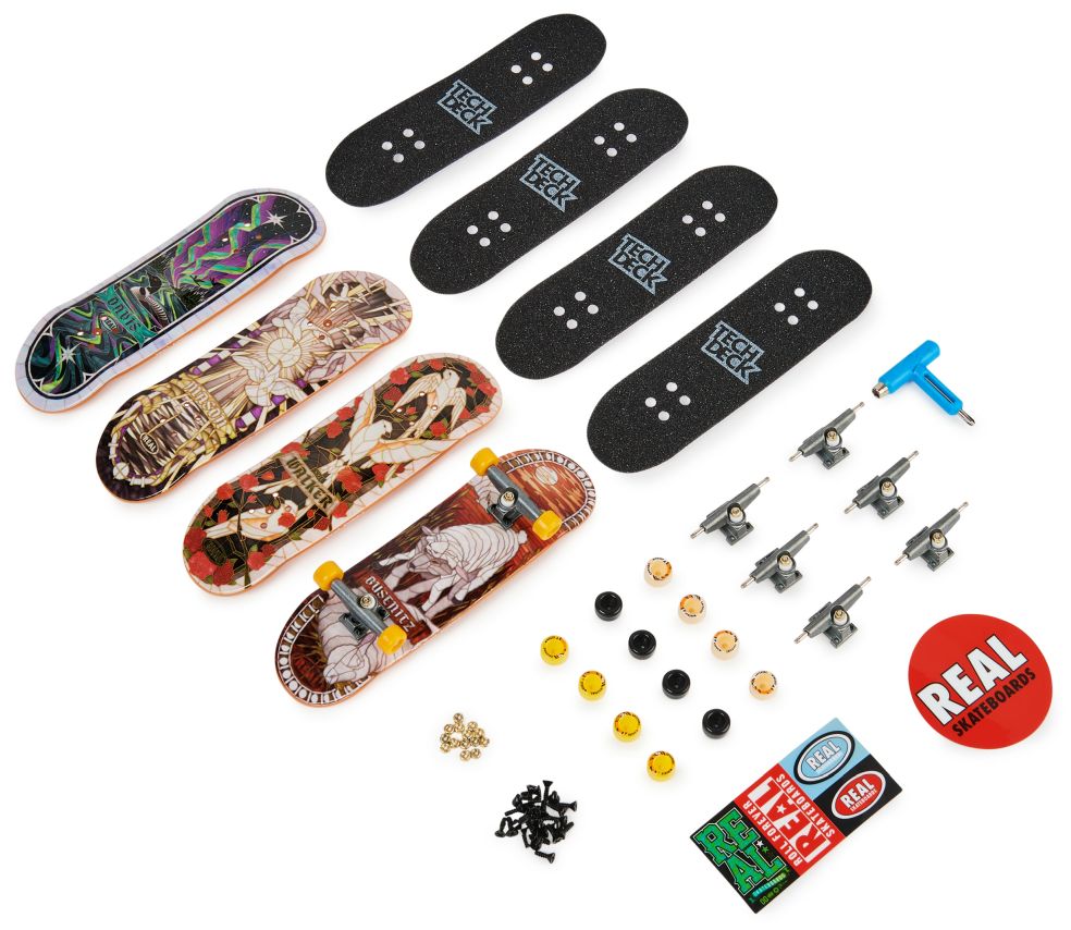 TECH DECK - ULTRA DELUXE 4-PACK