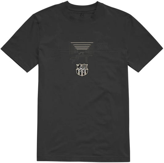 ES - SANTS TEE - CHARCOAL