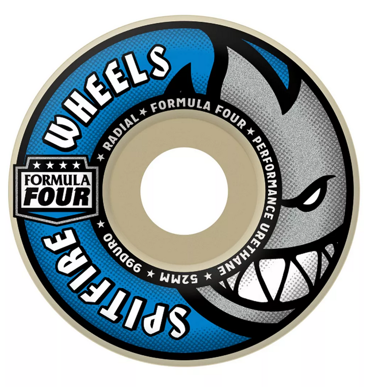 SPITFIRE - FORMULA FOUR RADIALS - NATURAL - 99D - 54MM