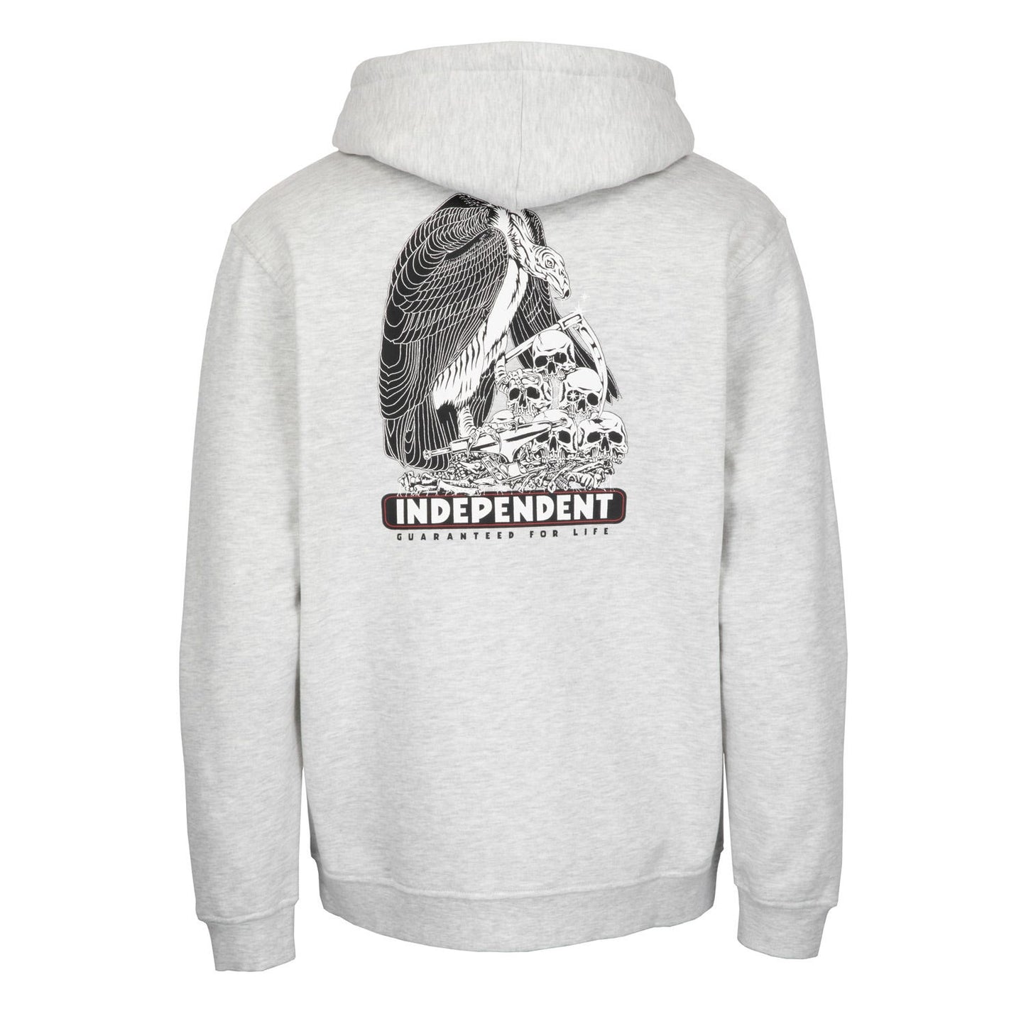 INDEPENDENT - GFL BONEYARD ZIP HOOD - ATHLETIC HEATHER