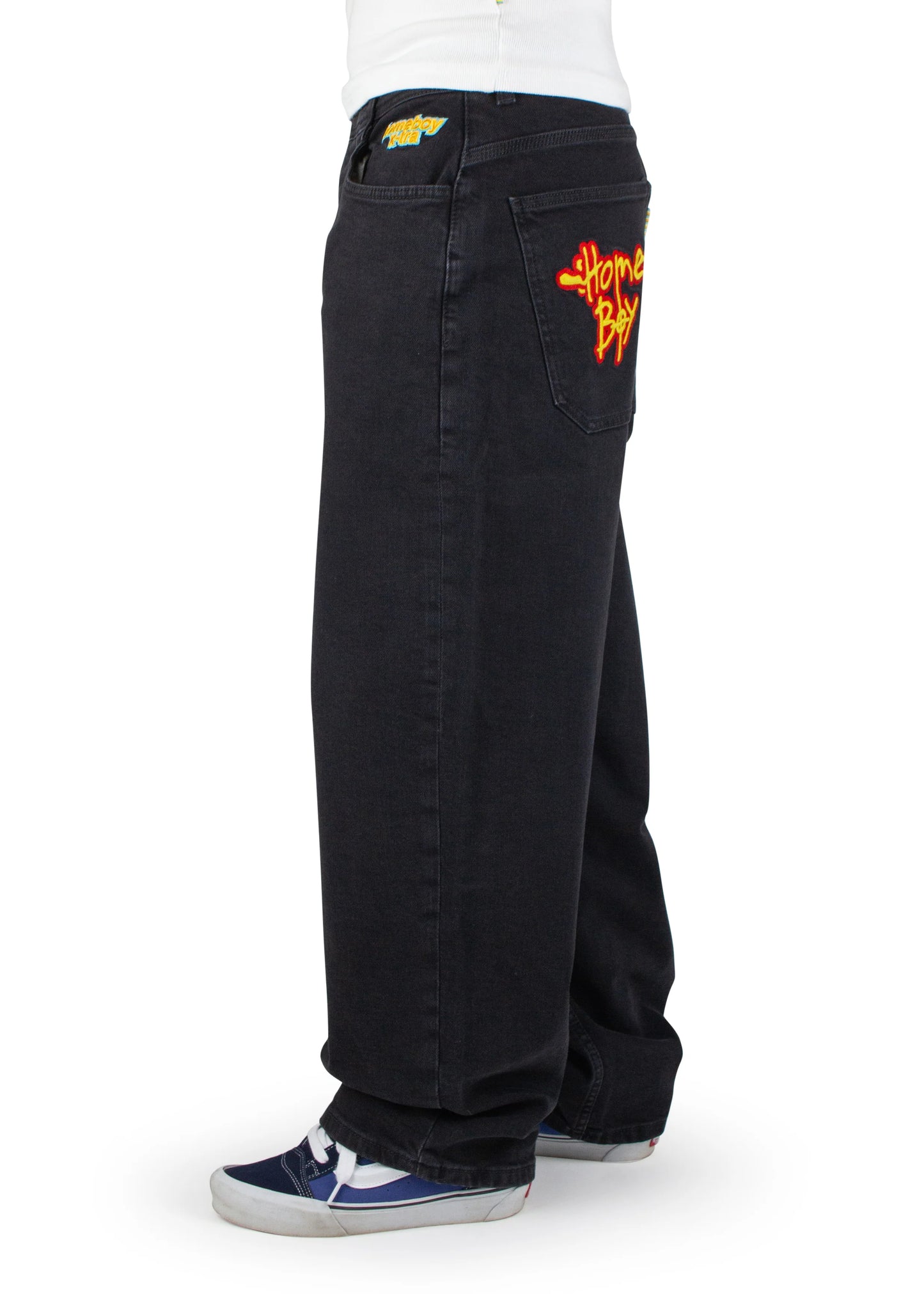 HOMEBOY - X-TRA MONSTER PENCIL DENIM - WASHED BLACK