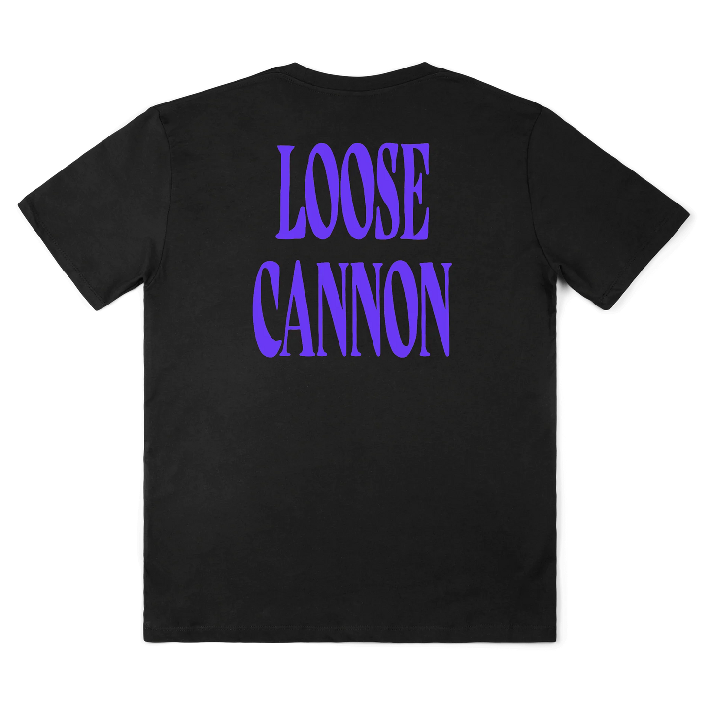 THE DUDES - LOOSE CANNON TEE - BLACK/PURPLE