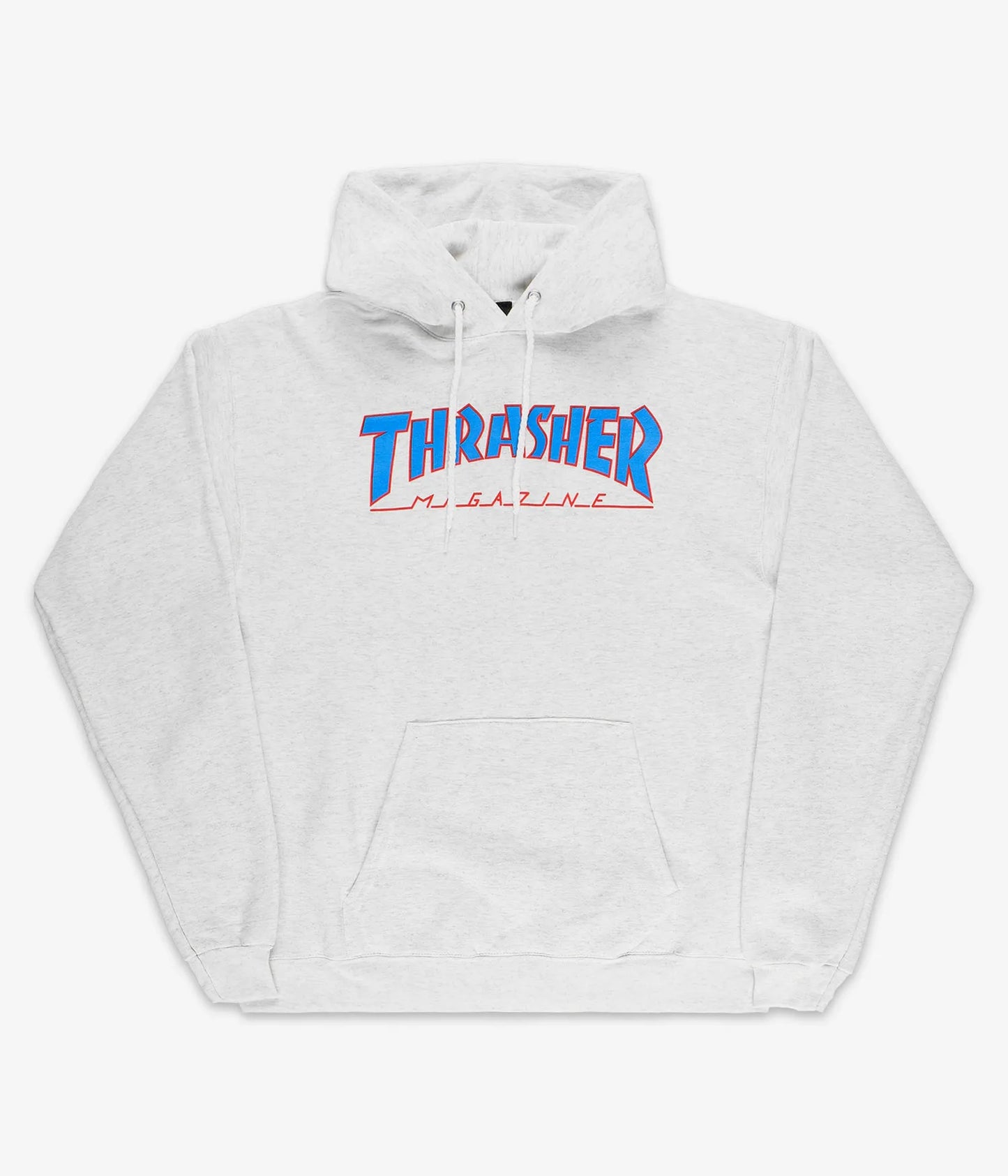 THRASHER - SWEAT OUTLINED HOOD - ASH GREY