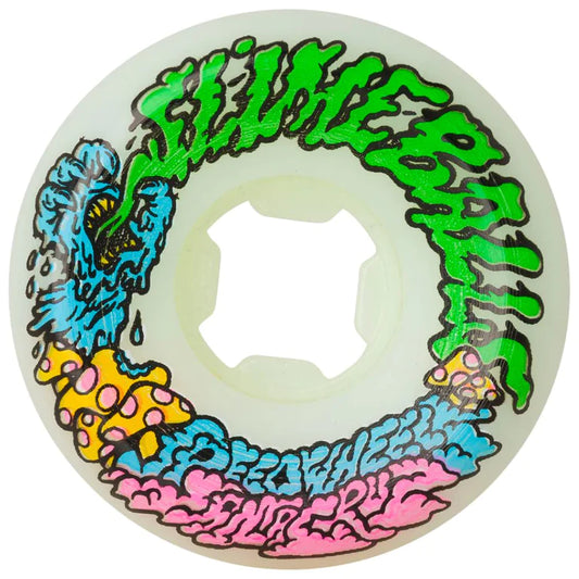 SANTA CRUZ - VOMIT 2 SLIME BALLS - WHITE/GREEN - 97A - 53MM