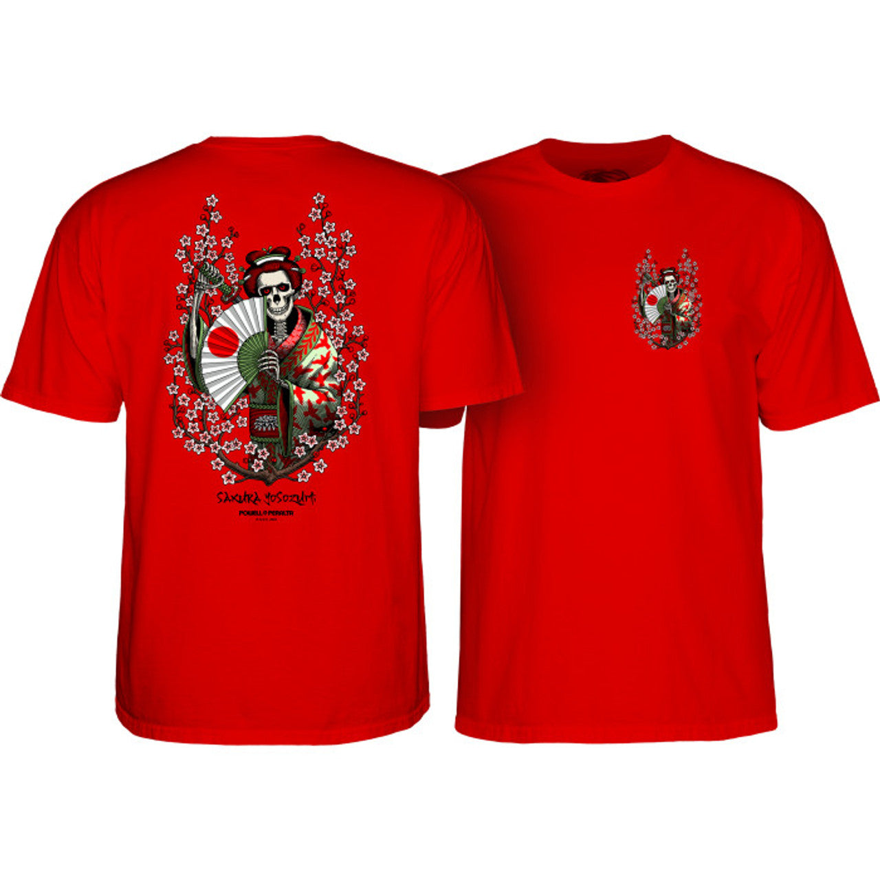 POWELL PERALTA - SAKURA YOSOZUMI TEE - RED