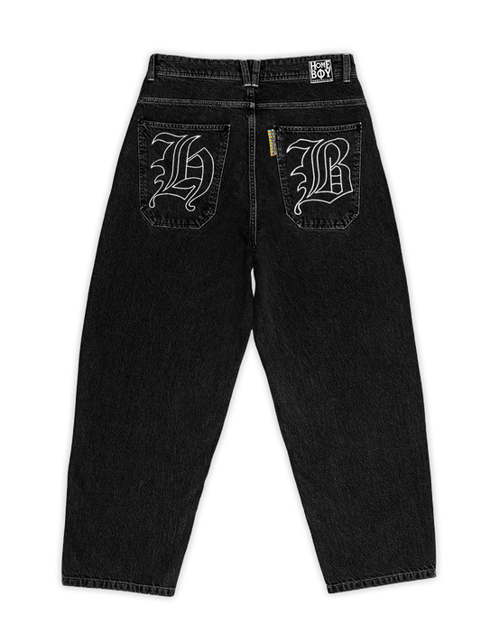 HOMEBOY - X-TRA MONSTER GOTHIC DENIM - WASHED BLACK