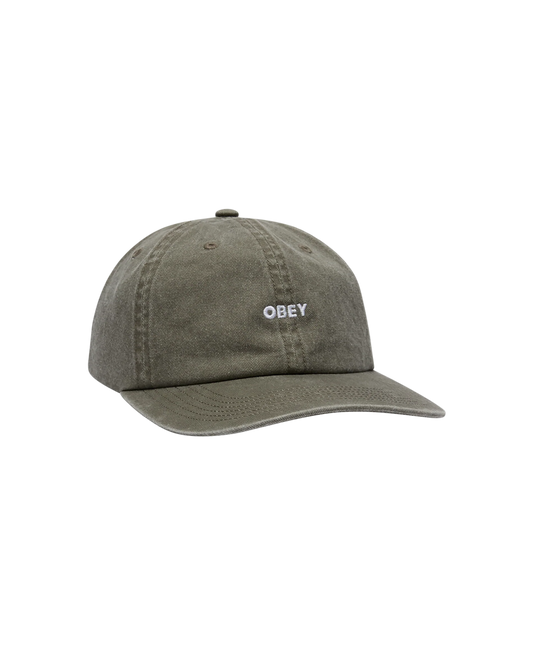 OBEY - BOLD 6 PANEL STRAPBACK - PIGMENT OLIVE