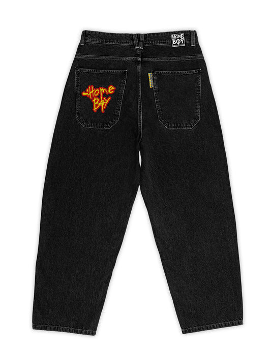 HOMEBOY - X-TRA MONSTER PENCIL DENIM - WASHED BLACK