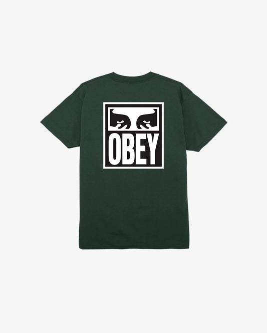 OBEY - EYES ICON CLASSIC TEE - FOREST GREEN