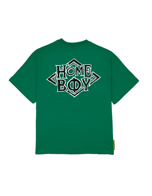 HOMEBOY - WAVY NAPPO TEE - BOTTLE GREEN