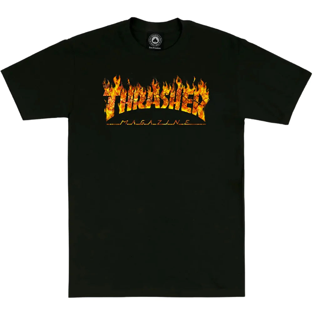 THRASHER - INFERNO TEE - BLACK