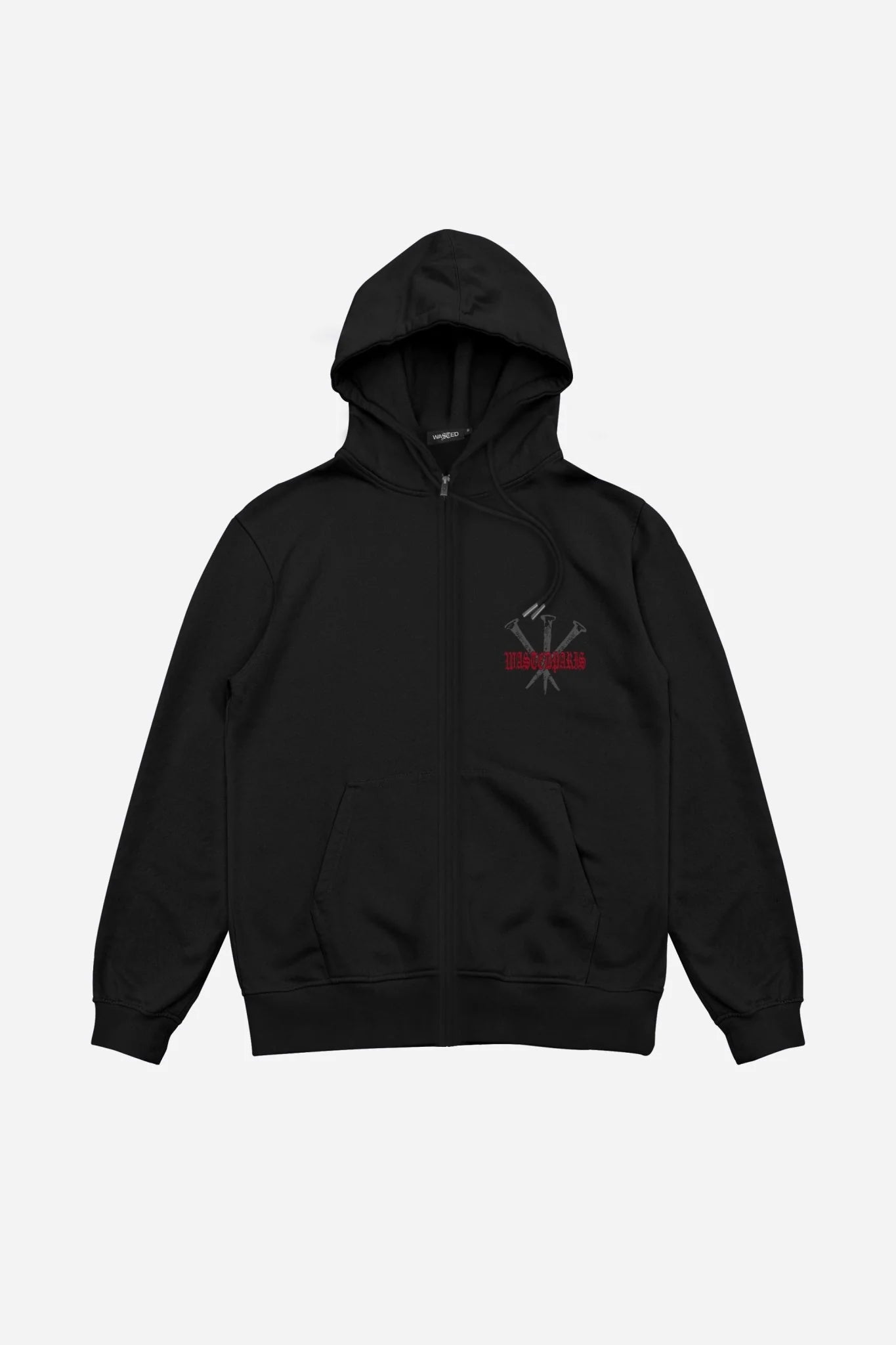 WASTED PARIS - STAKE ZIP HOOD - BLACK