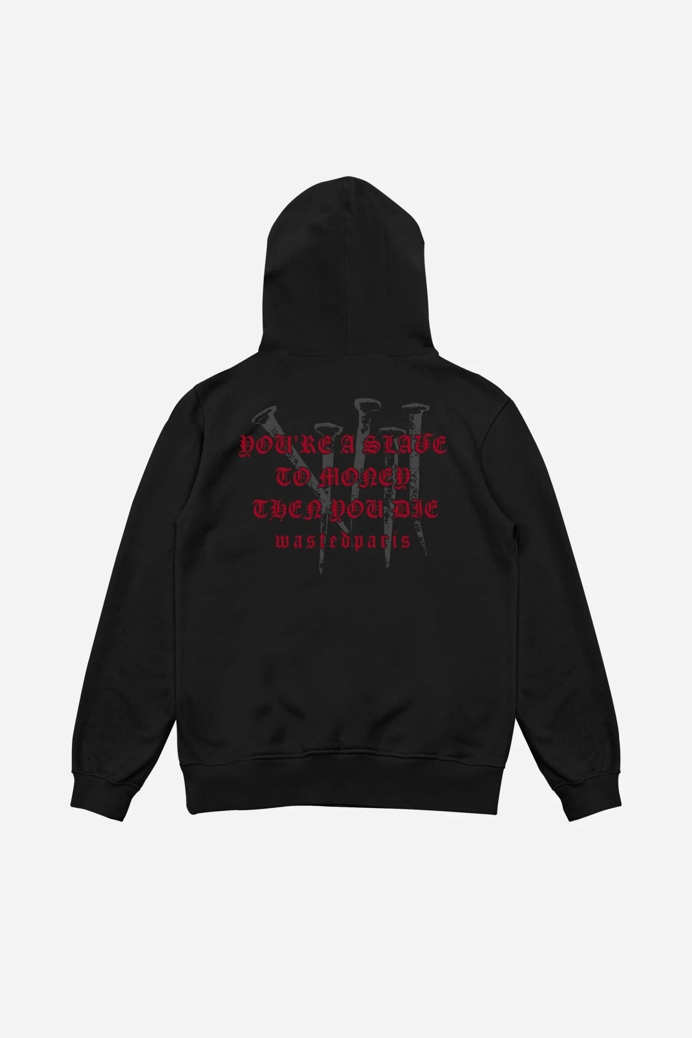 WASTED PARIS - STAKE ZIP HOOD - BLACK