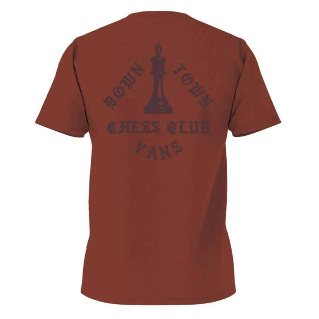 VANS - CHESS CLUB TEE - BURNT HENNA