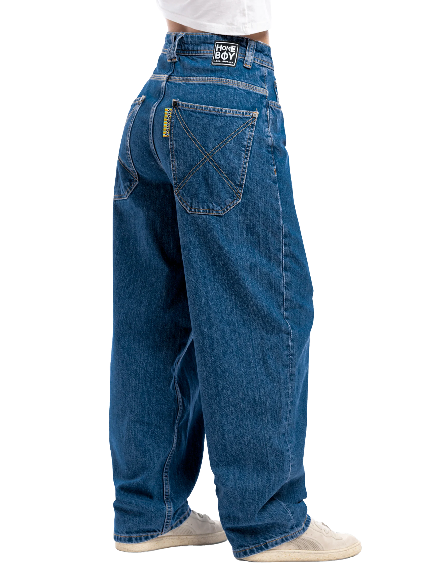 HOMEBOY - XTRA MONSTER DENIM - WASHED BLUE