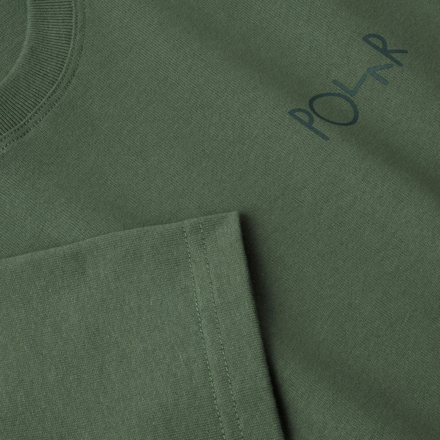 POLAR - STROKE LOGO TEE - JADE GREEN