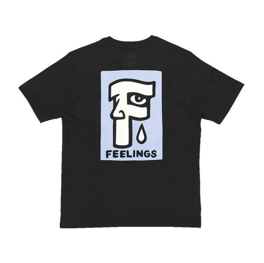 FEELINGS - FACE TEE - BLACK