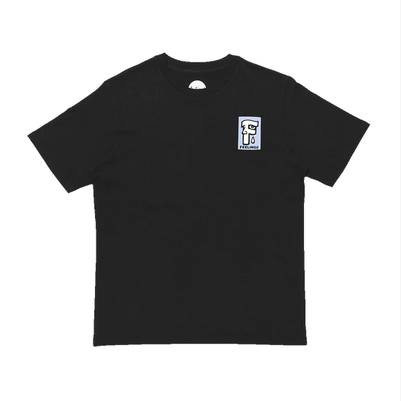 FEELINGS - FACE TEE - BLACK