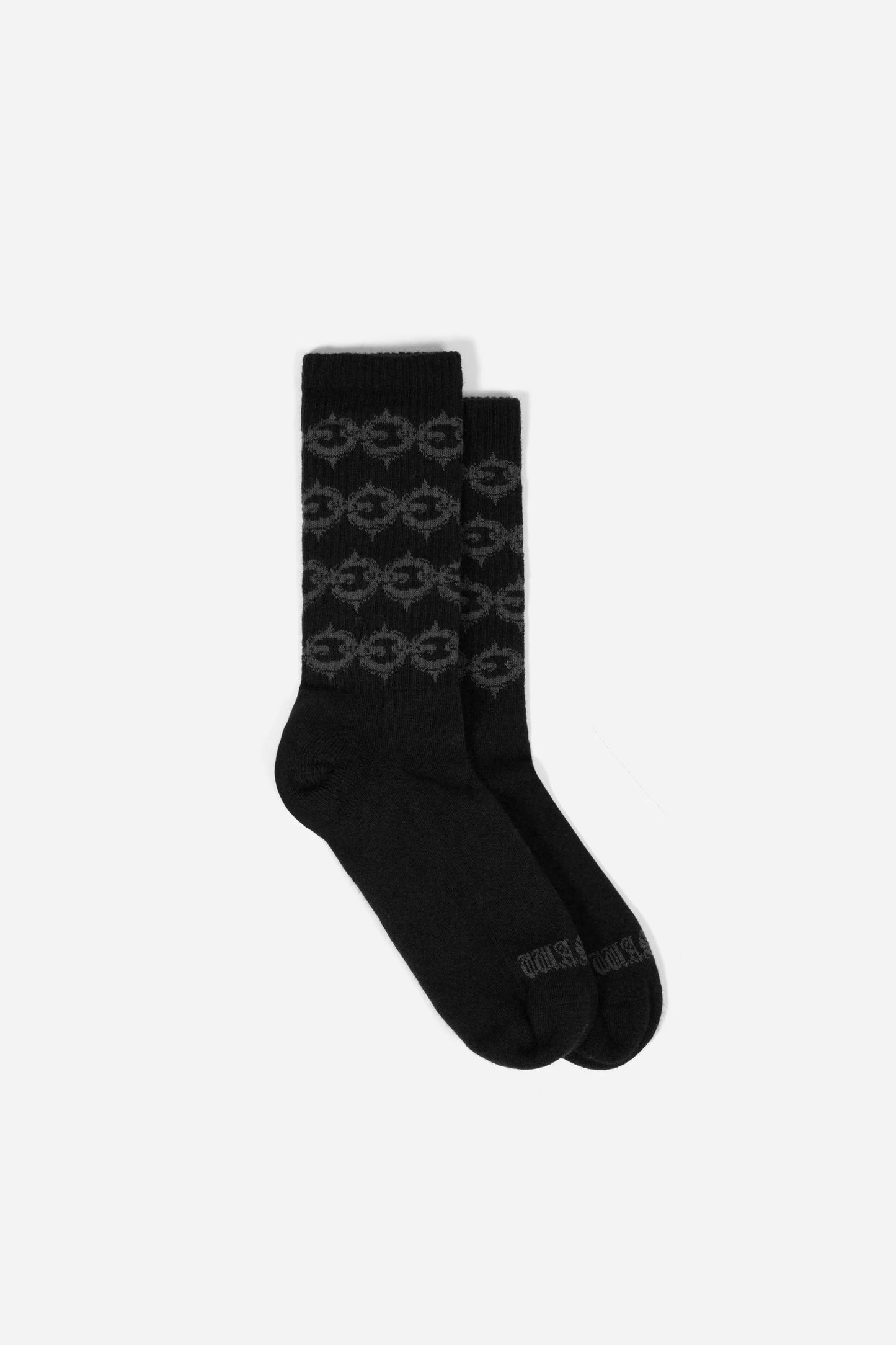 WASTED PARIS - CHROME SOCKS - BLACK