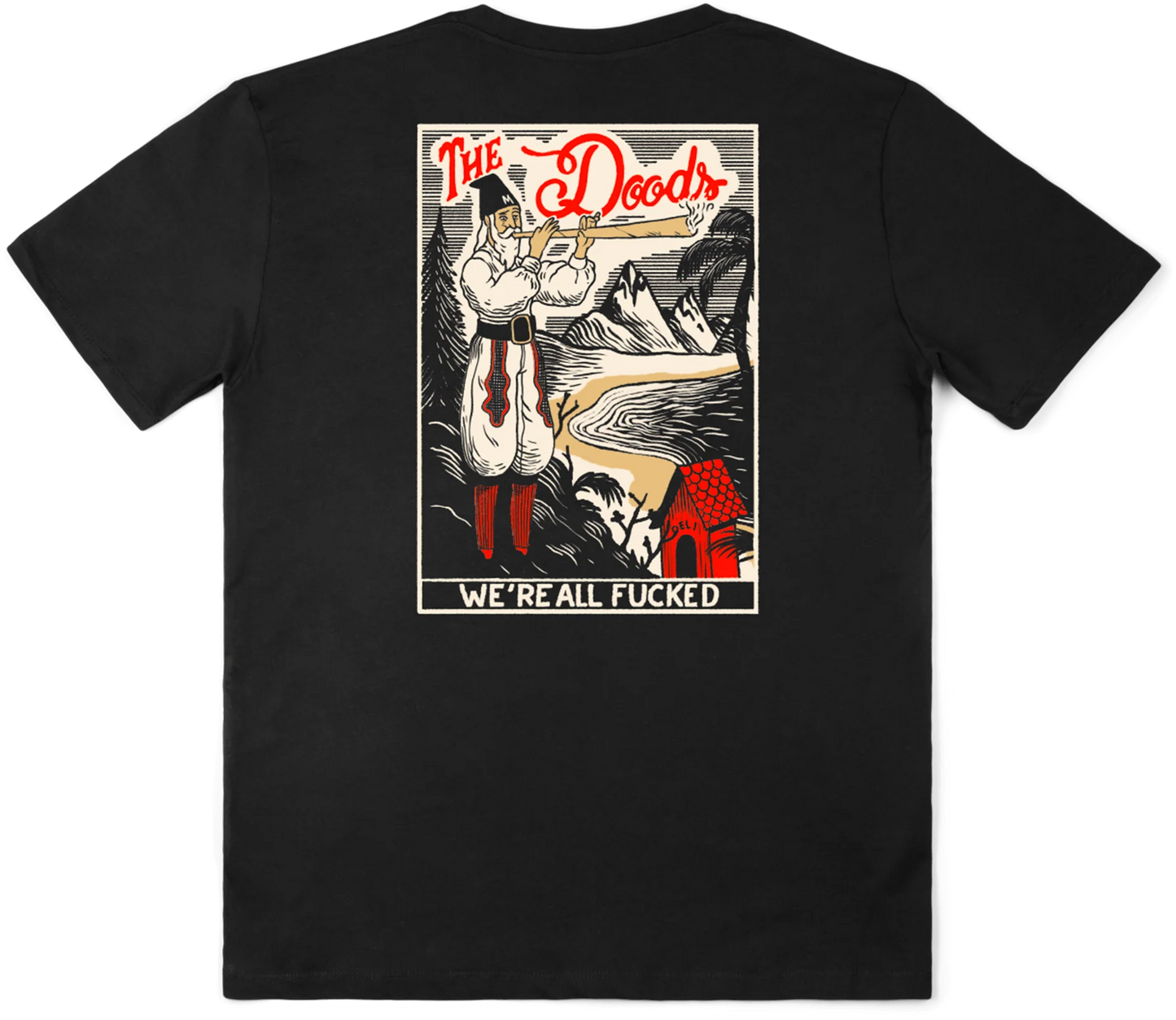 THE DUDES - ALL F*CKED TEE - BLACK