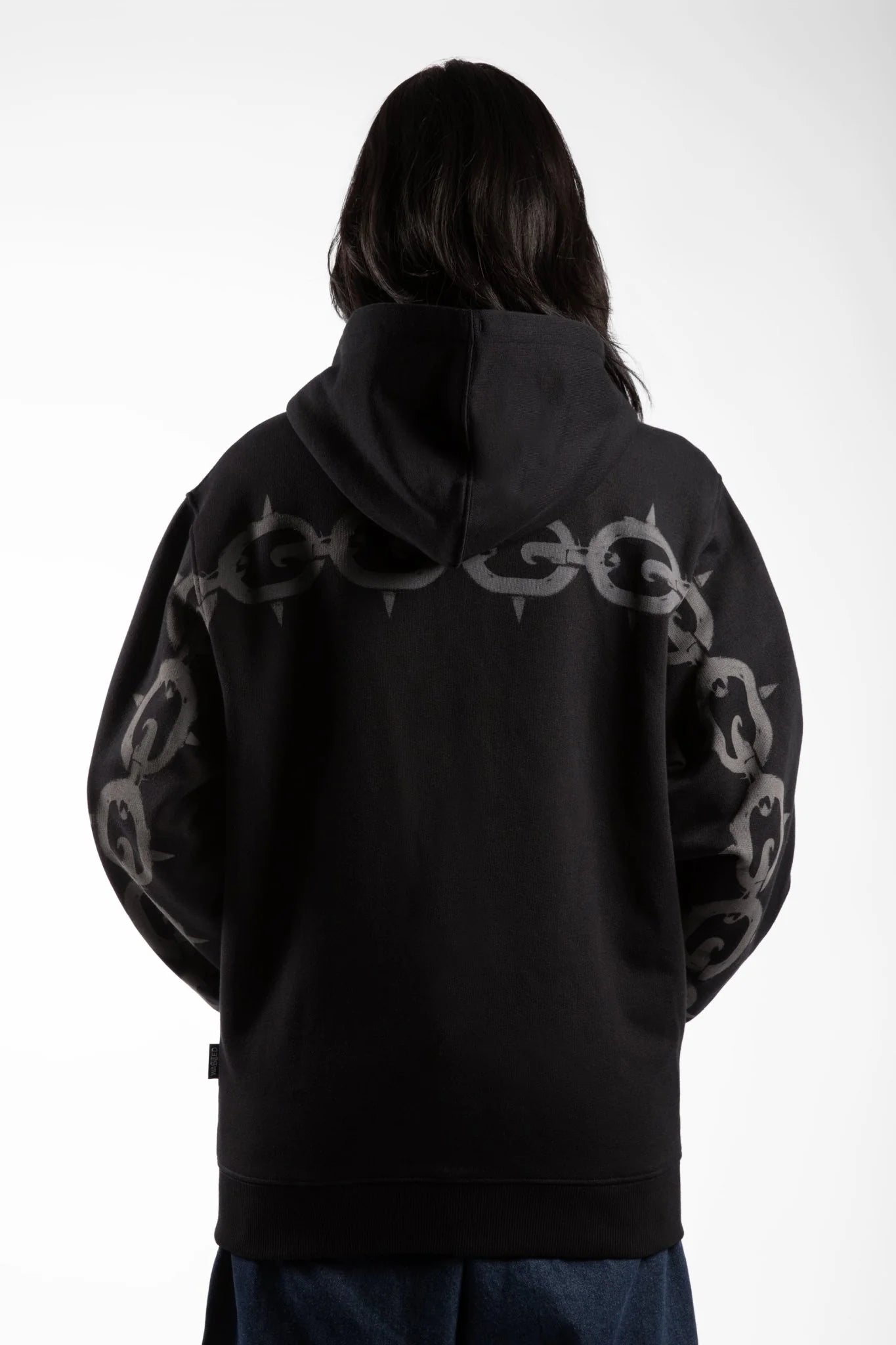 WASTED PARIS - CHROME ZIP HOOD - BLACK