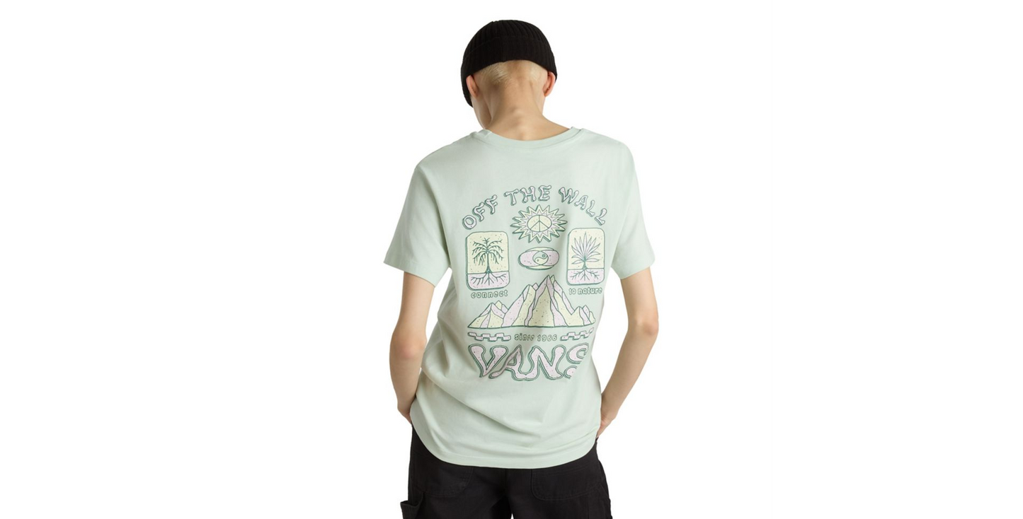 VANS - DEPTH CONNECTION BFF TEE - PALE AQUA