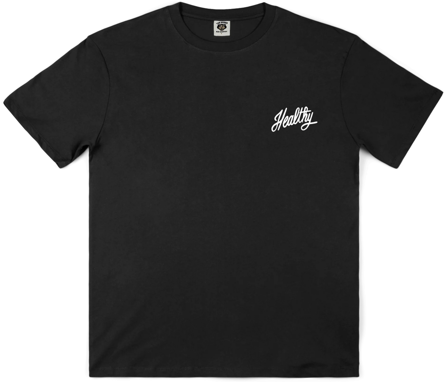 THE DUDES - HEALTHY TEE - BLACK