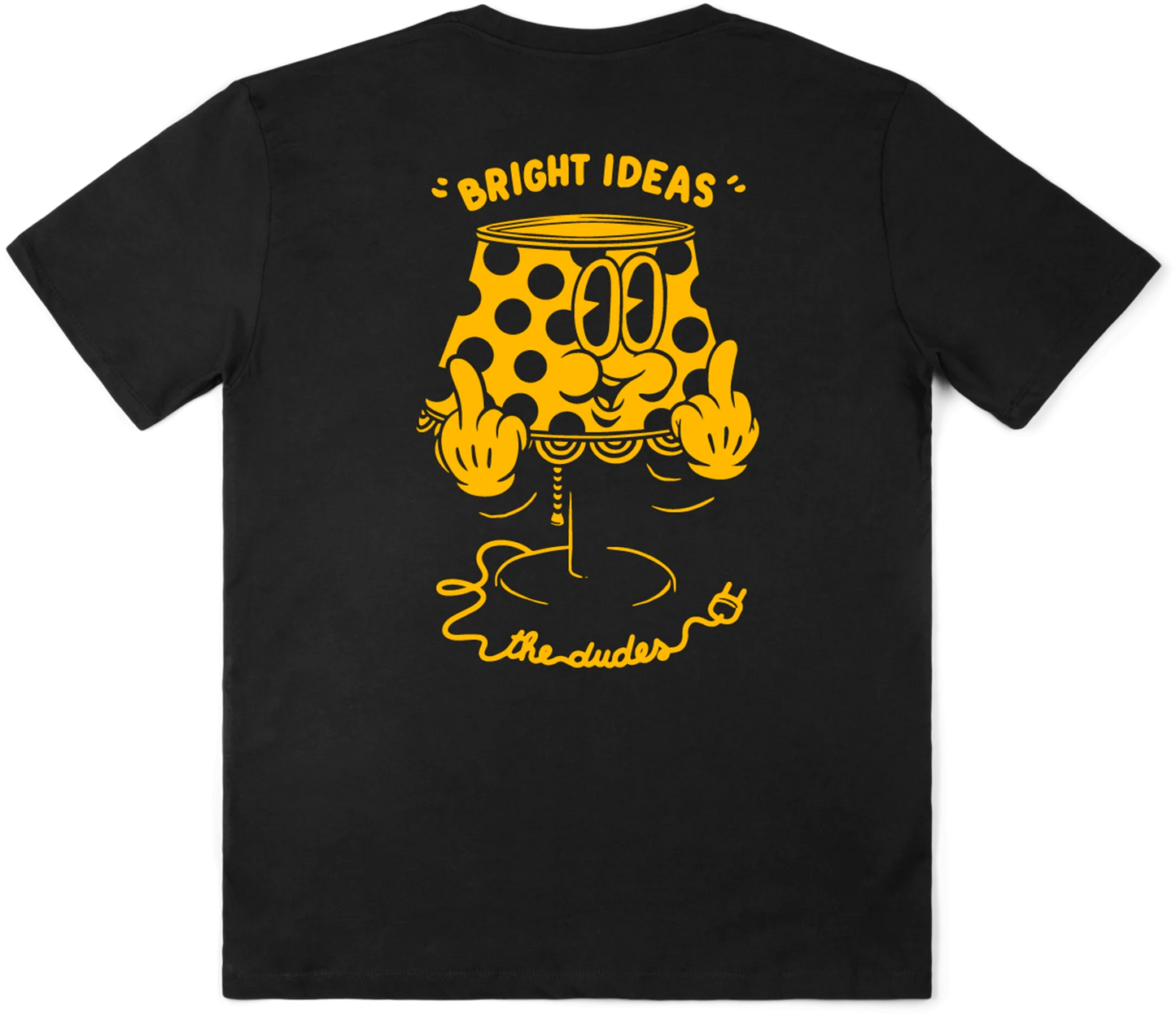 THE DUDES - SWITCH TEE - BLACK/YELLOW