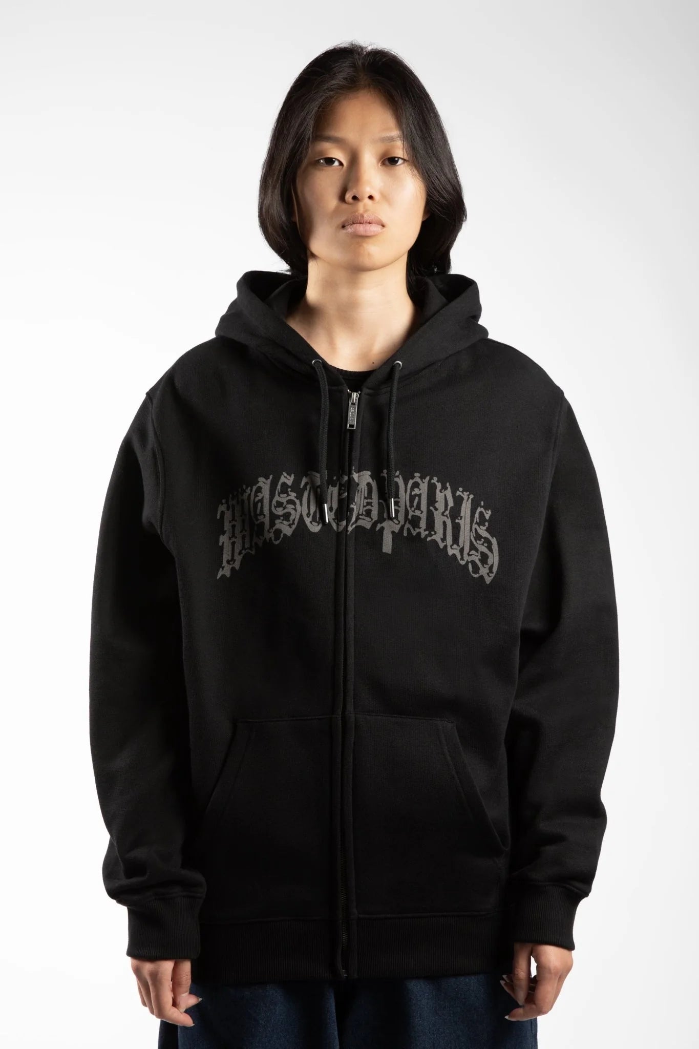 WASTED PARIS - CHROME ZIP HOOD - BLACK