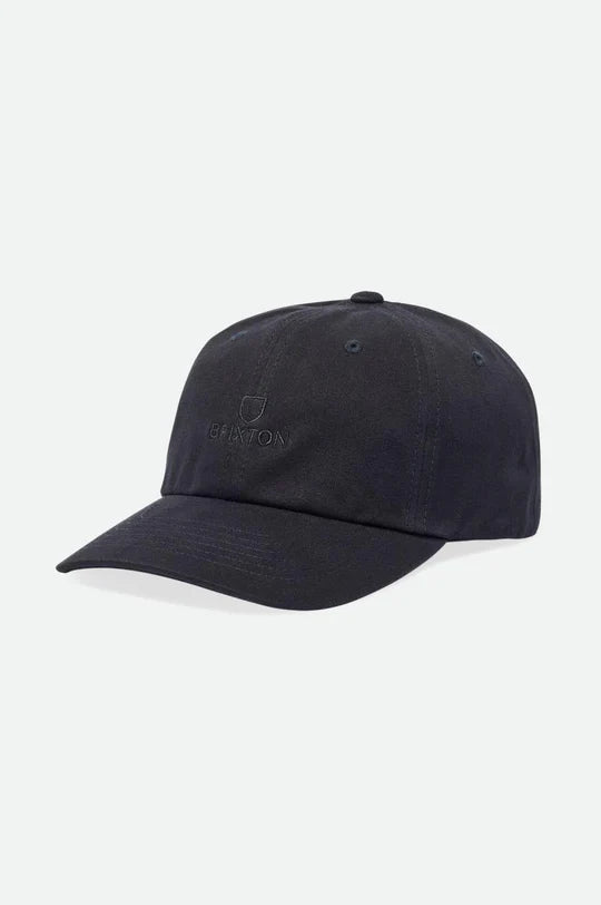 BRIXTON - ALPHA LP CAP - BLACK VINTAGE WASH