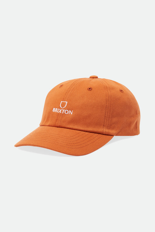 BRIXTON - ALPHA LP CAP - PARADISE ORANGE VINTAGE WASH - OS