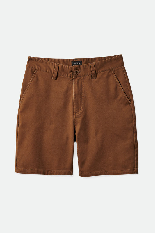 BRIXTON - CHOICE CHINO SHORT 19" - DARK EARTH