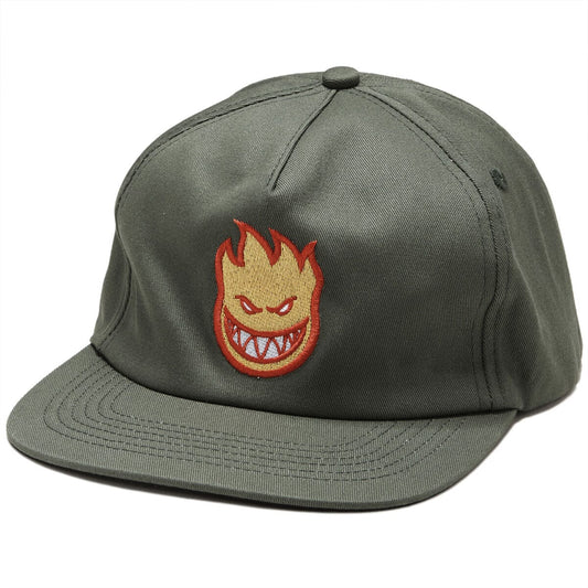 SPITFIRE - BIGHEAD FILL SNAPBACK - DARK GREEN/RED/GOLD