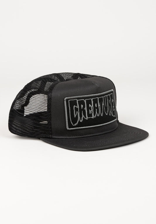 CREATURE - REVERSE PATCH CAP - BLACK/SLIVER