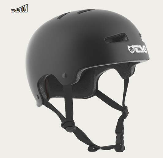 TSG - EVOLUTION KIDS HELMET - SATIN BLACK