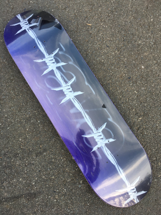 RAVE SKATEBOARDS - RAVE BARBED PURPLE - 8.5