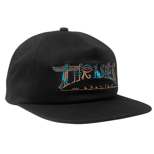 THRASHER - HIEROGLYPHICS SNAPBACK - BLACK