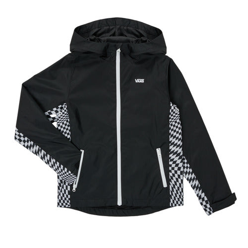 VANS - BY WARP CHECK WINDBREAKER BOYS - BLACK